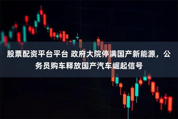股票配资平台平台 政府大院停满国产新能源,公务员购车释放国产汽车崛起信号